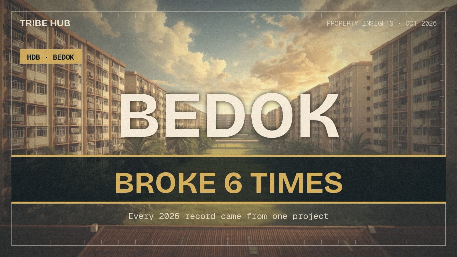Bedok's Flat Record Broke Six Times This Year. All Six Were One Project.
