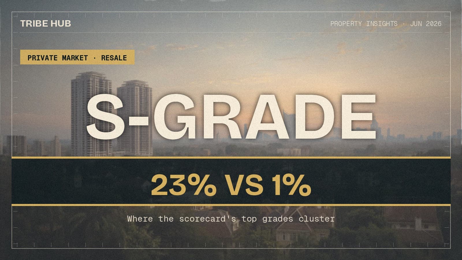 The Best Resale Grades Are in the Suburbs, Not the Prime Districts