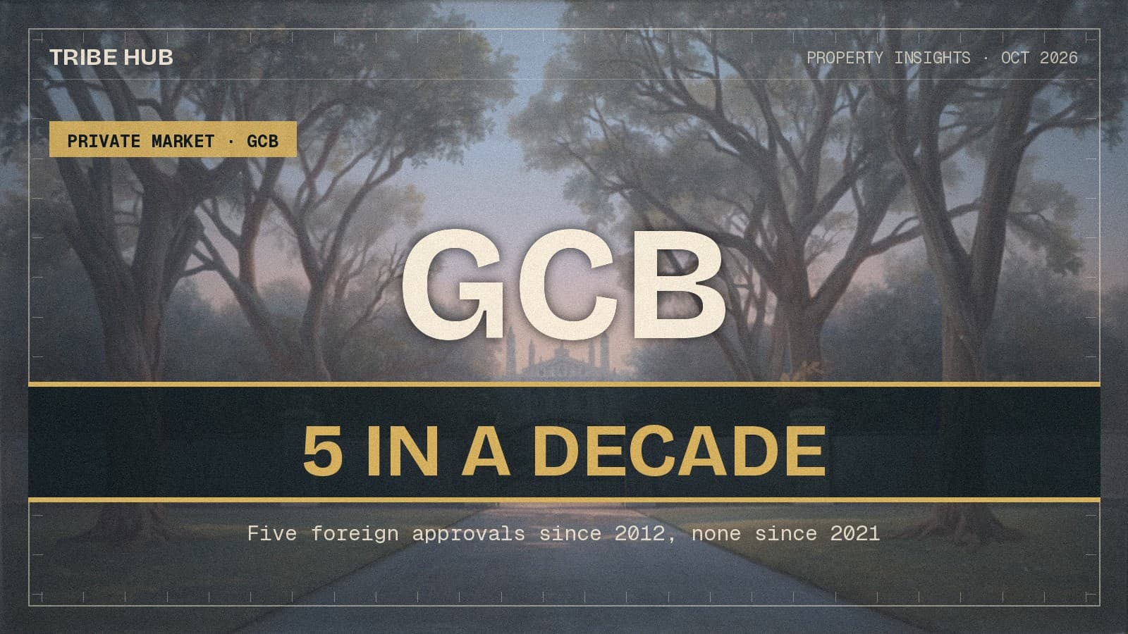 Five Foreigners Were Approved to Buy a Good Class Bungalow in a Decade. None Since 2021.