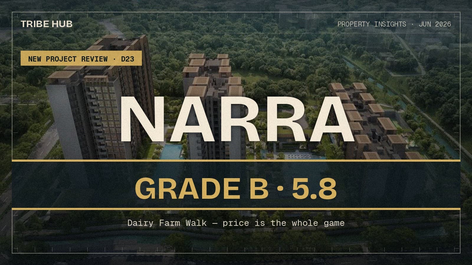 Narra Residences 测评:D23 B 级新盘,入场价决定一切