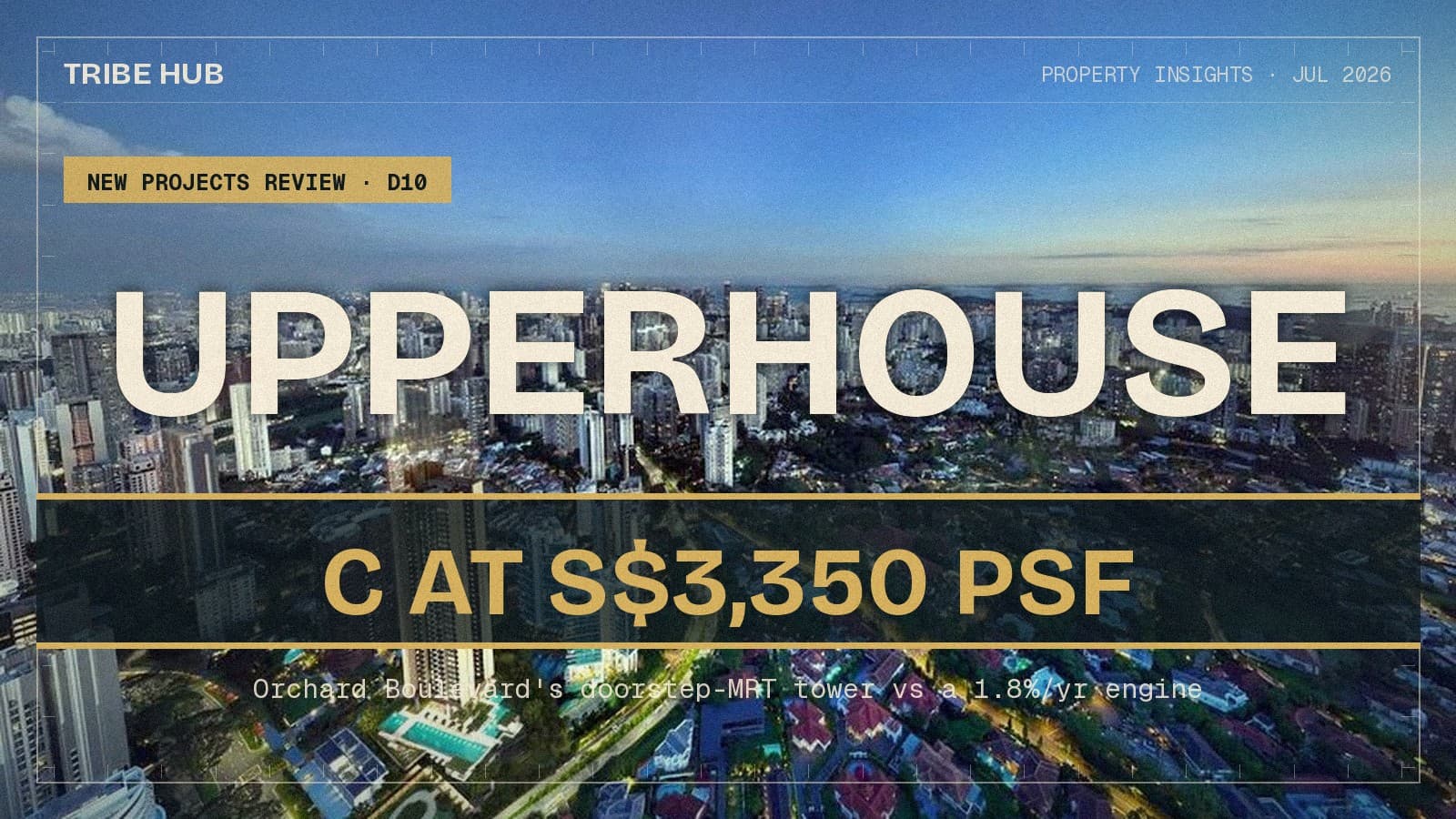 关于 Upperhouse @ Orchard Boulevard 的诚实洞察