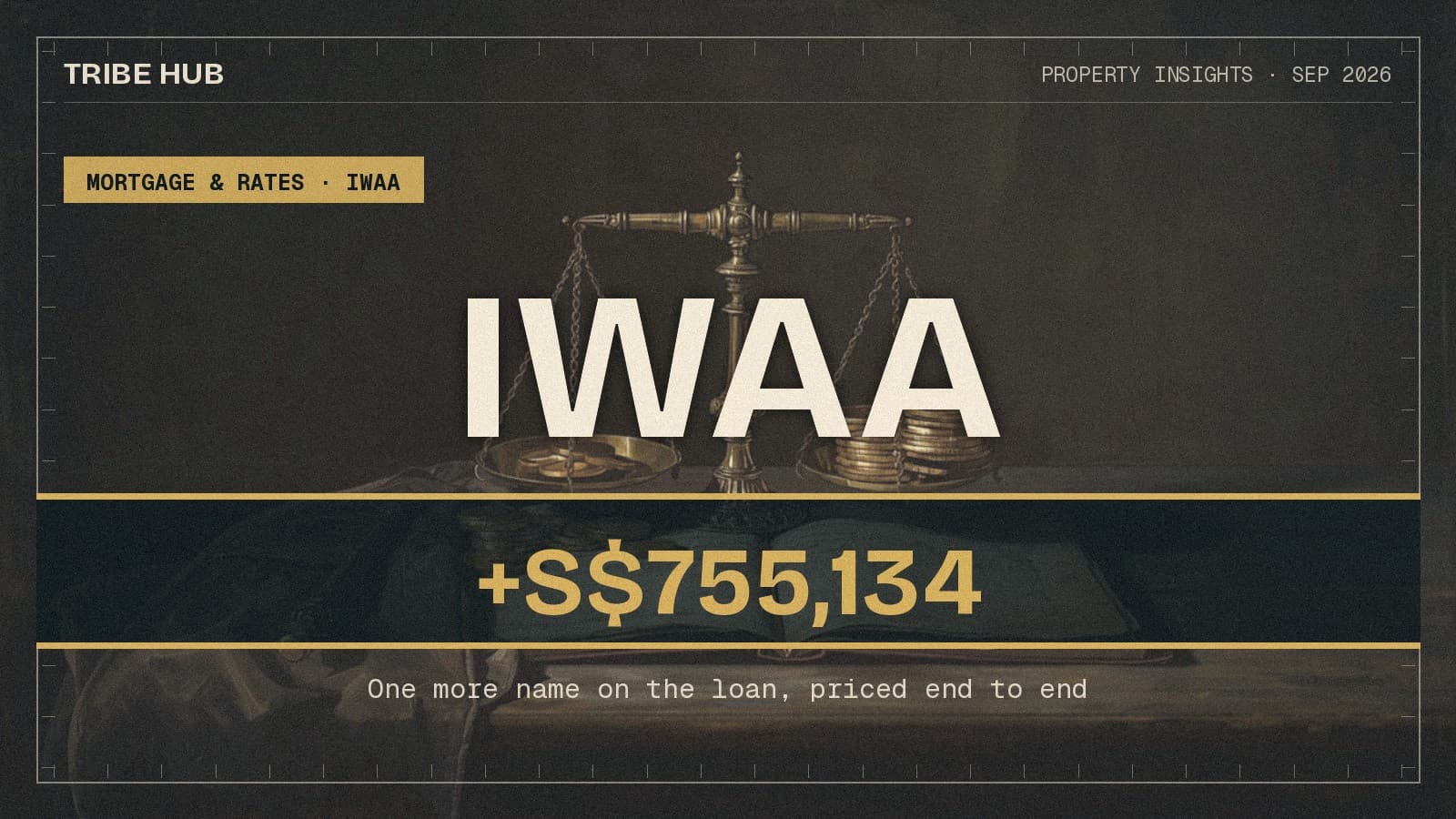 The Second Name on Your Loan Buys Years, Not Just Income — and MAS Charges You for Them