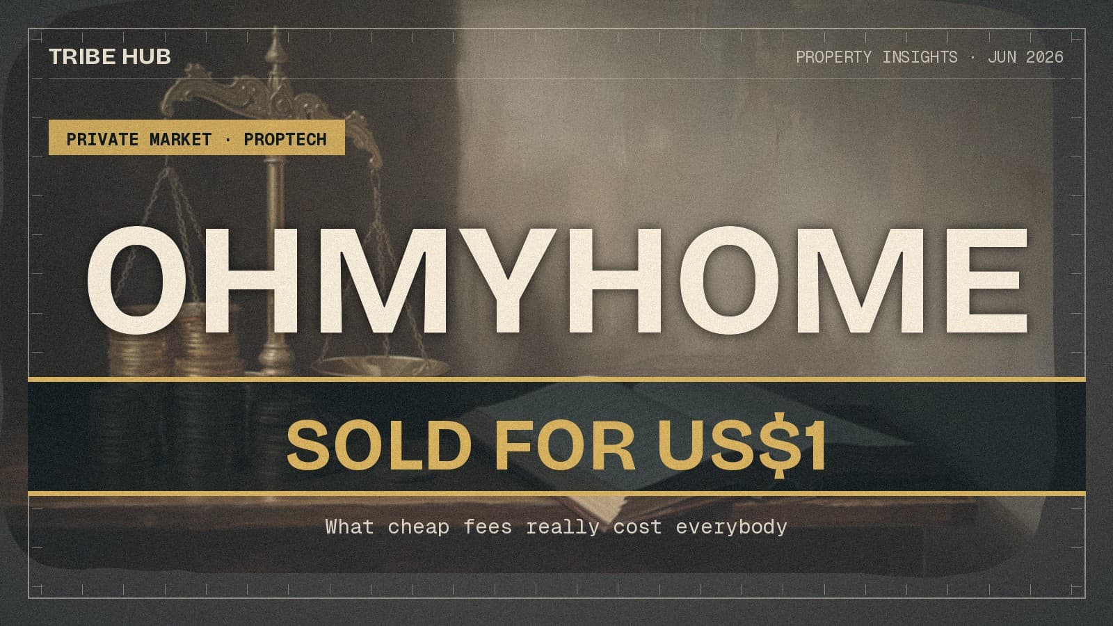 OhMyHome 公司以 1 美元出售