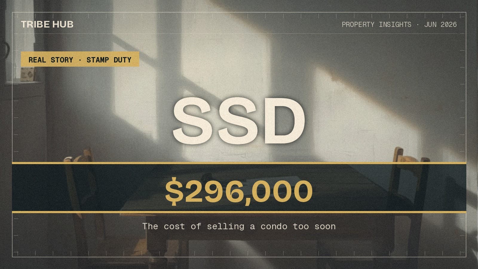 They Had to Sell in Year One — The $296,000 Stamp Duty Nobody Plans For