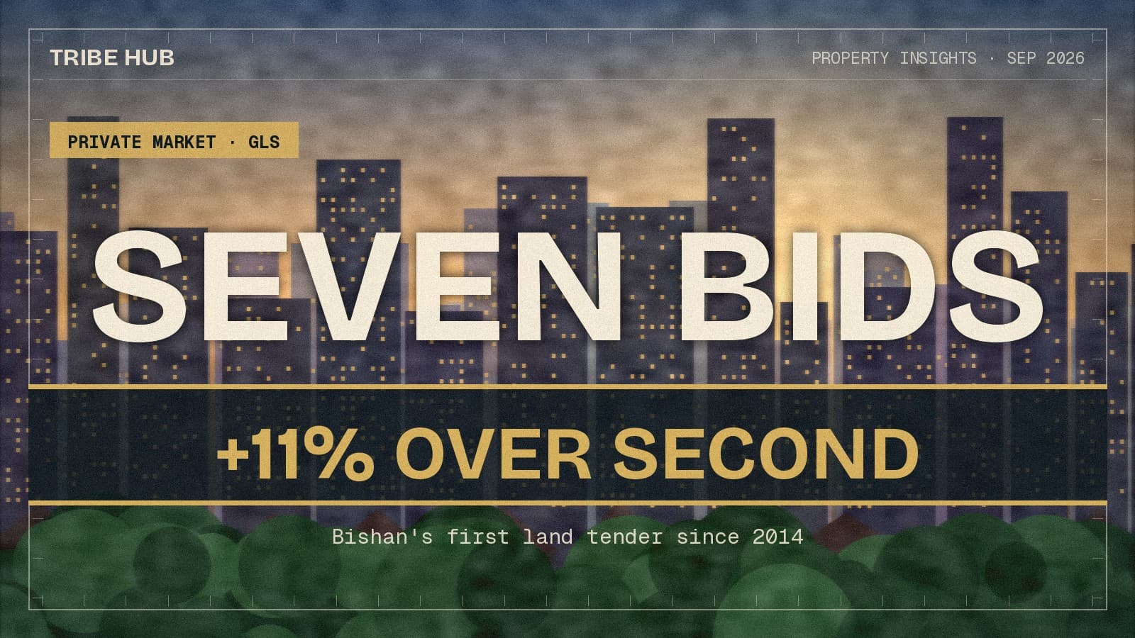Seven Developers Bid for the Same Site. The Winner Still Paid 11% More Than Anyone Else.