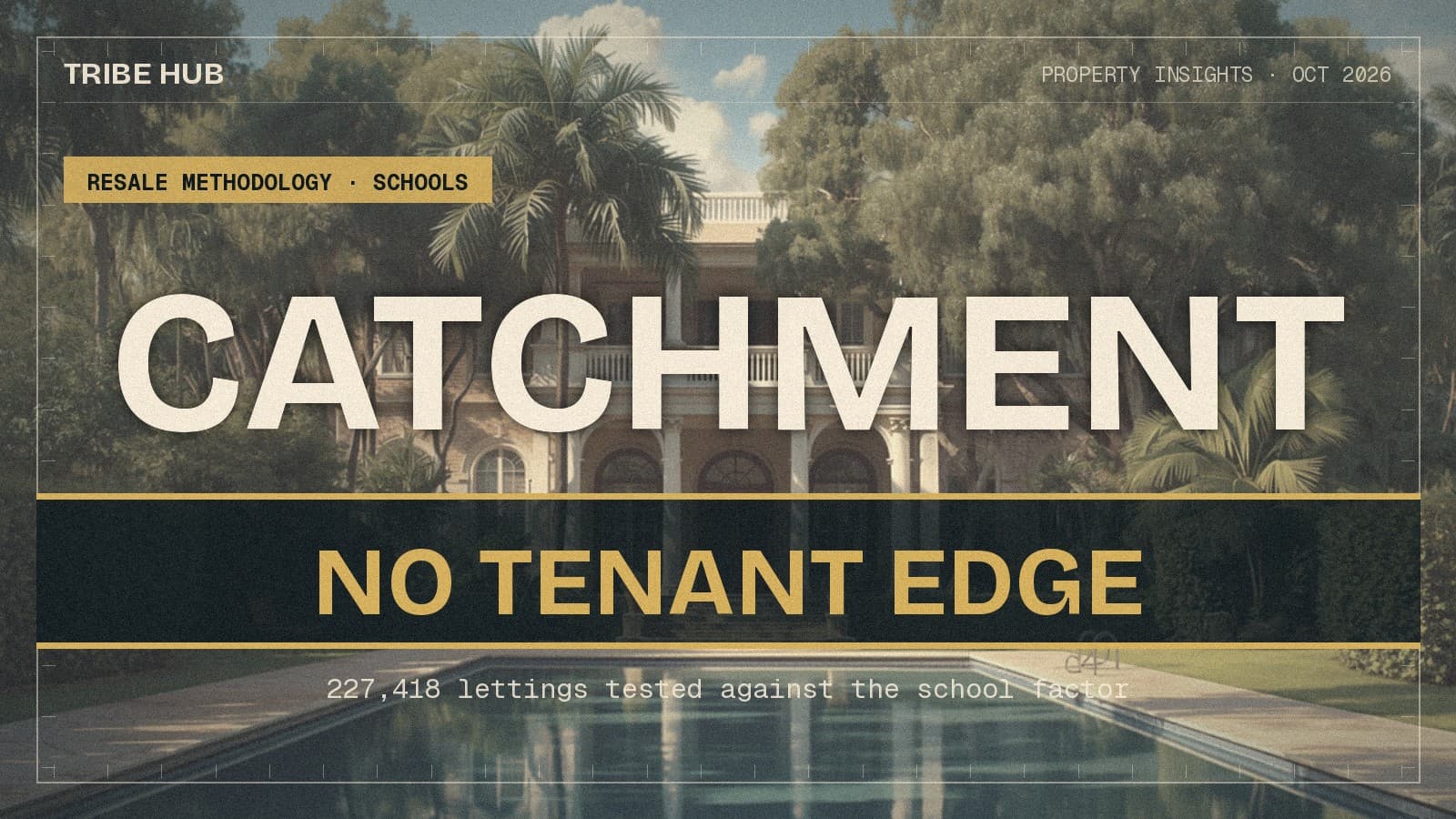 The School Catchment Is in the Price. It Is Not in the Tenants.