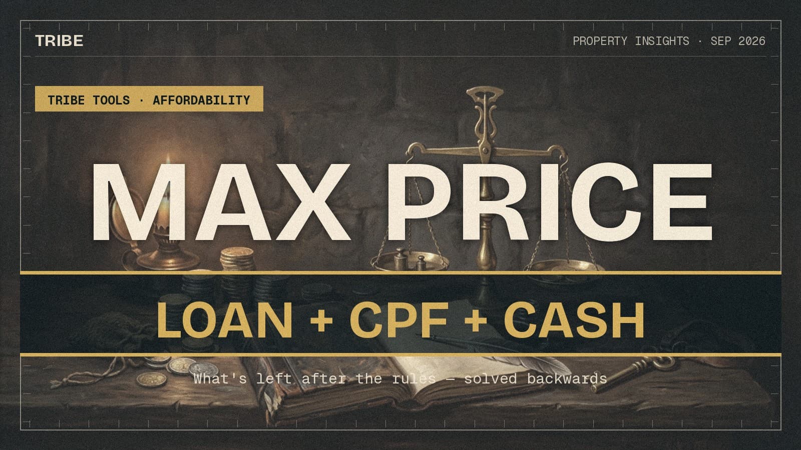 Loan + CPF + Cash Isn't Your Budget. It's What's Left After the Rules.