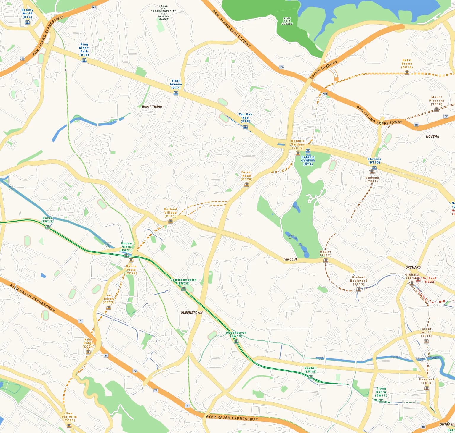 Map of landed home sales in District 10