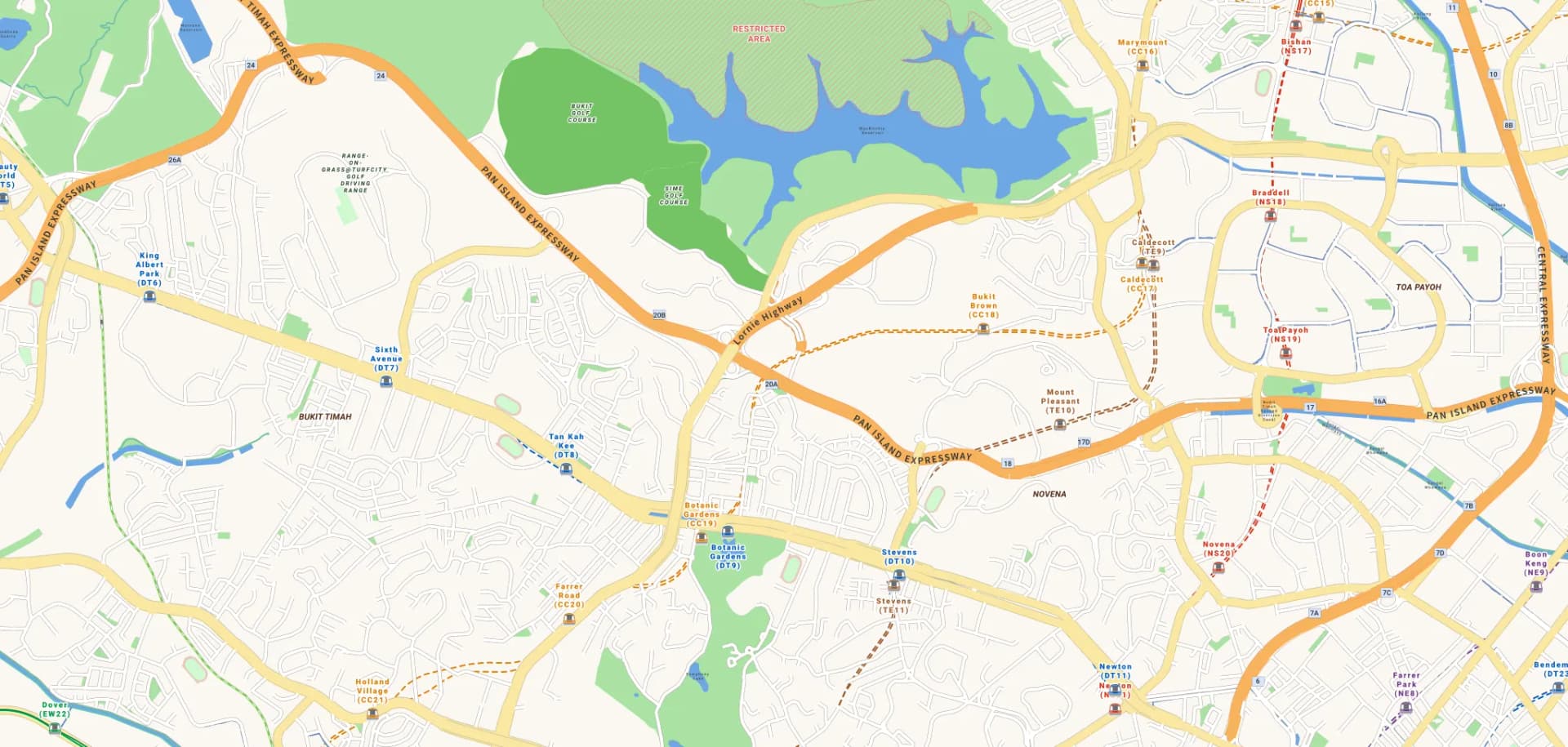 Map of District 11 with each landed sale of the last 12 months