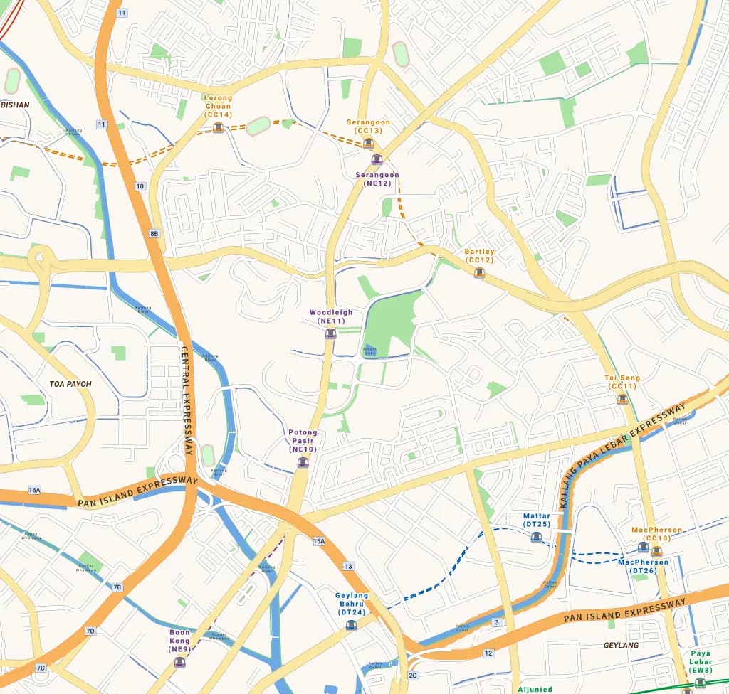 Map of landed sales in District 13