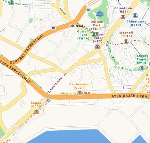 Map of landed sales in District 2