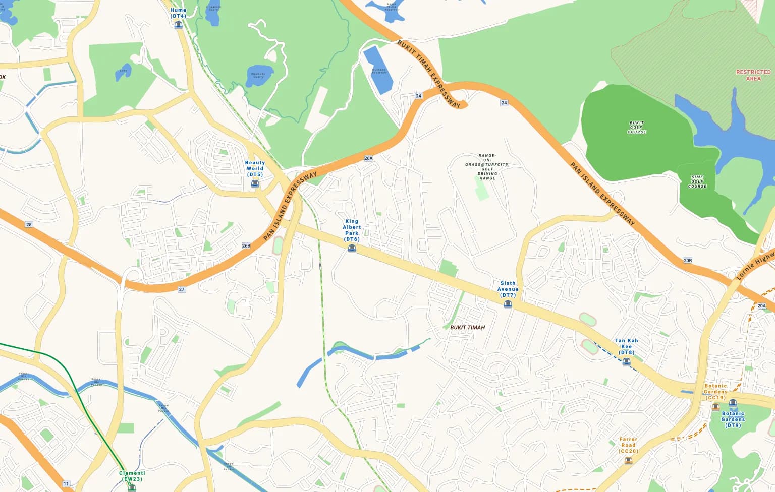 Map of landed home sales in District 21
