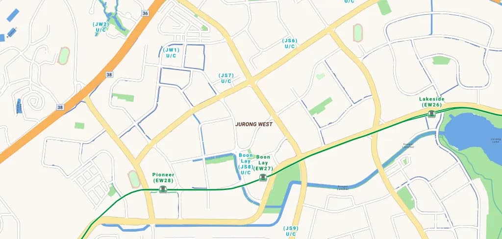Map of landed sales in District 22