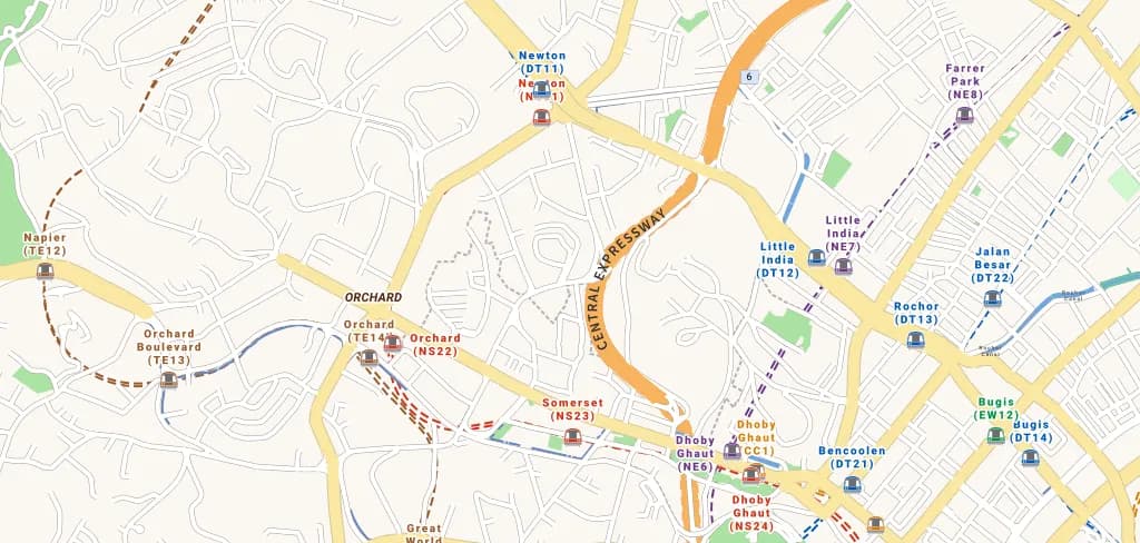 Map of landed sales in District 9