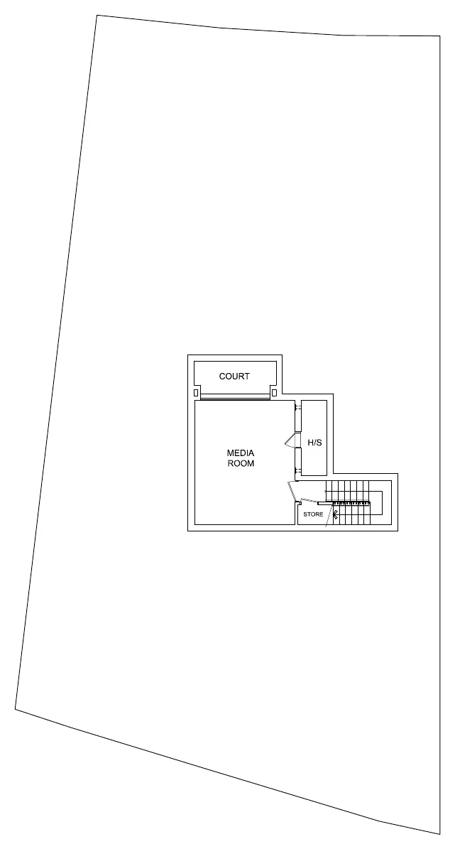 166 Ocean Drive floor plan, Basement