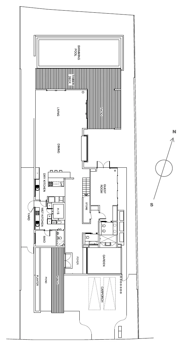 77 Ocean Drive floor plan, 1st storey