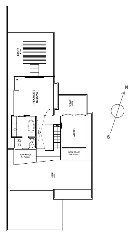 77 Ocean Drive floor plan, Attic