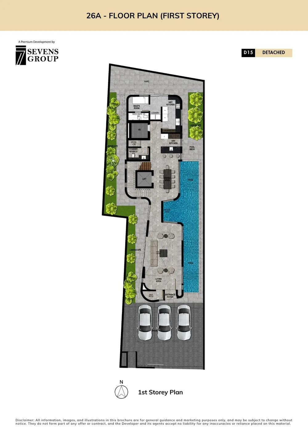 26A Siglap Road floor plan, 1st storey