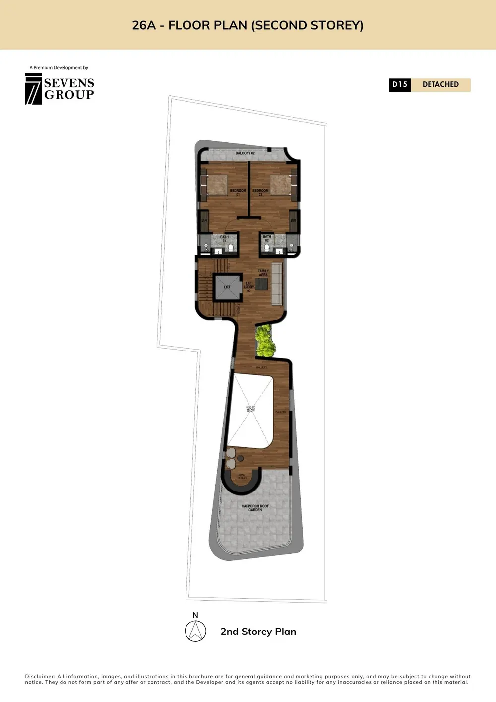 26A Siglap Road floor plan, 2nd storey