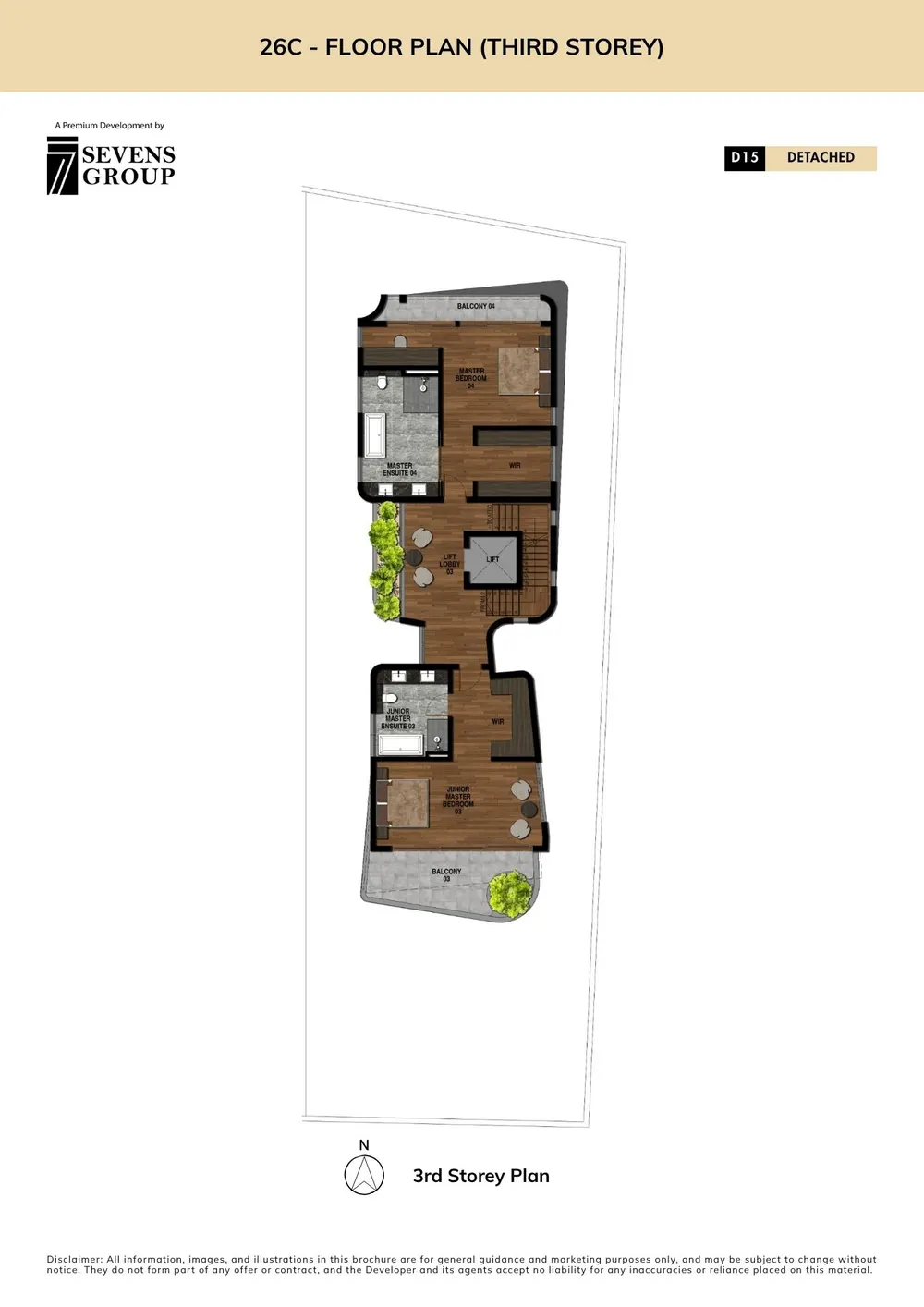 26C Siglap Road floor plan, 3rd storey