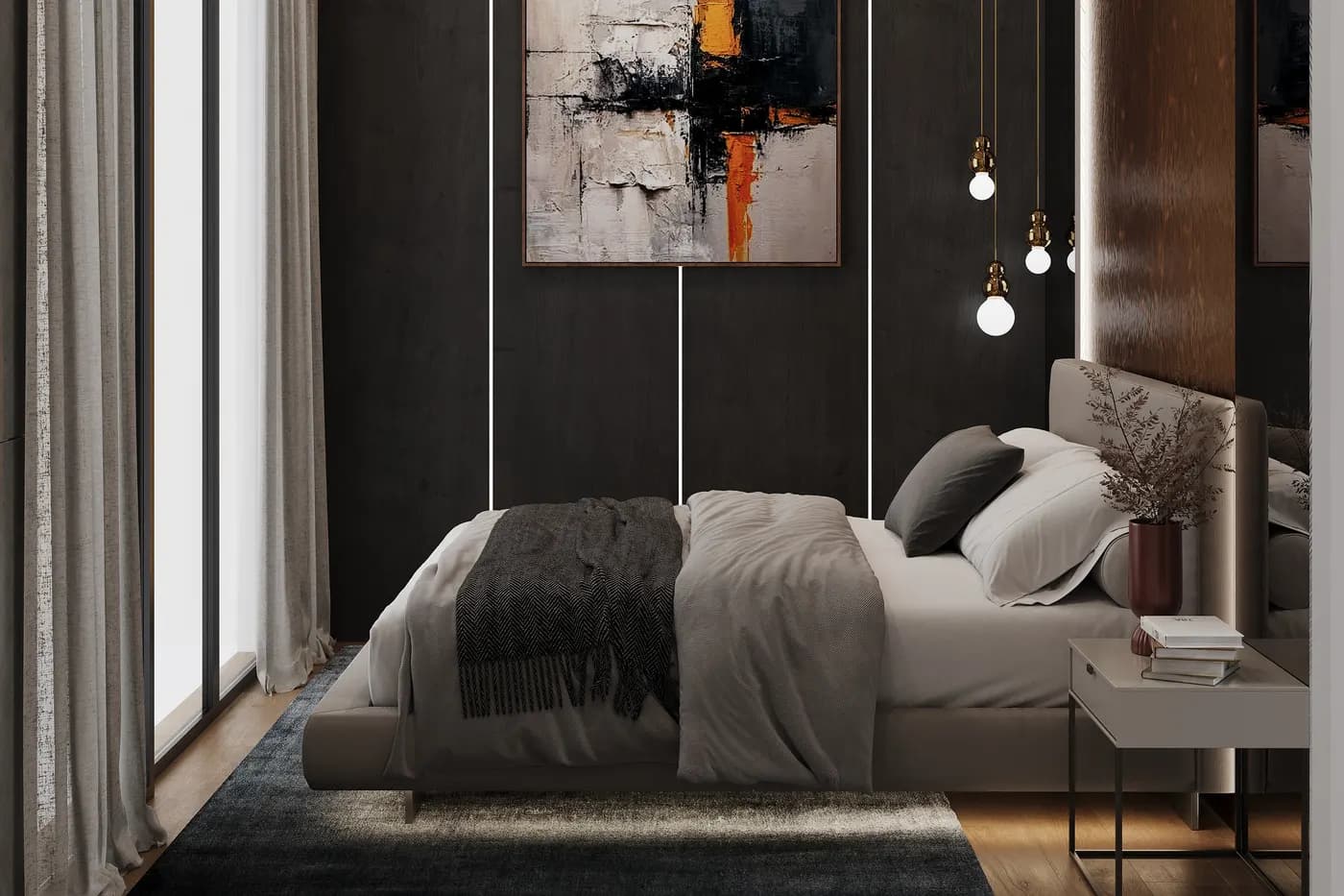 Bedroom, Chevron Collection