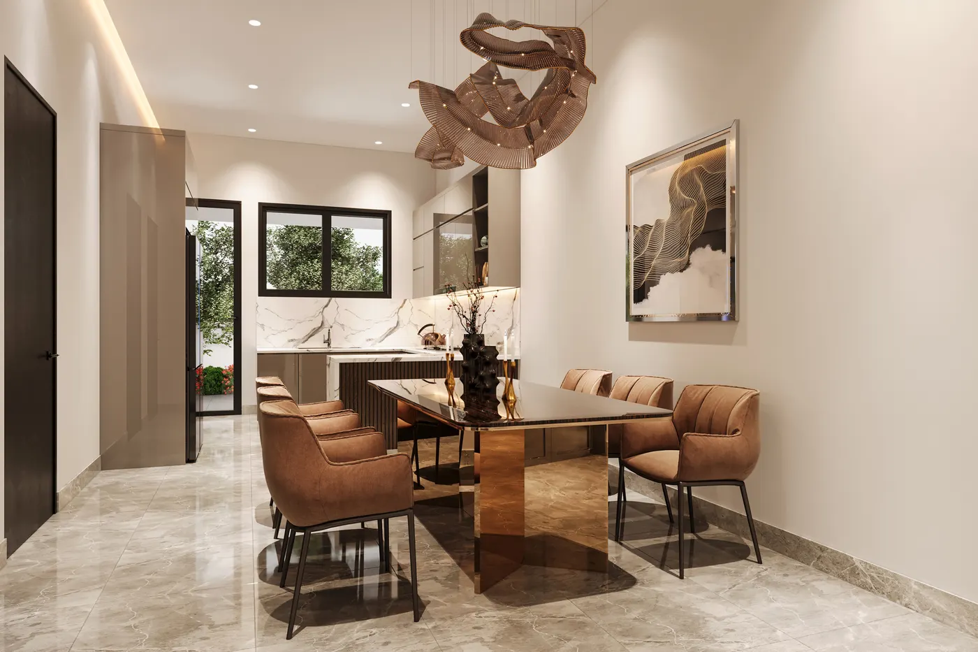 Kitchen and dining, Chevron Collection