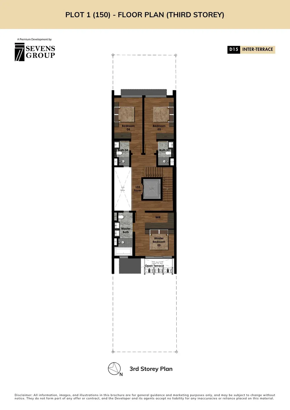 150 Onan Road floor plan, 3rd storey