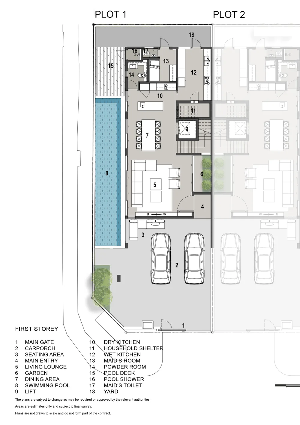 Hillcrest Road floor plan, 1st storey