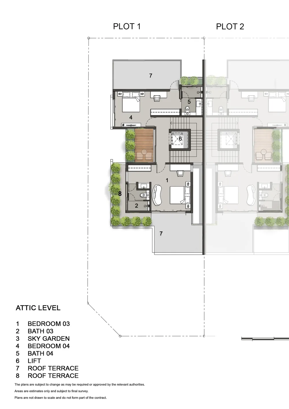 Hillcrest Road floor plan, Attic