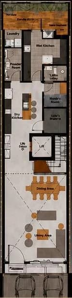 Jalan Leban floor plan, 1st storey