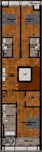 Jalan Leban floor plan, 2nd storey