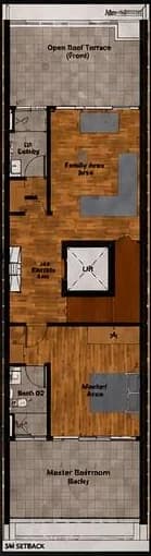 Jalan Leban floor plan, Attic