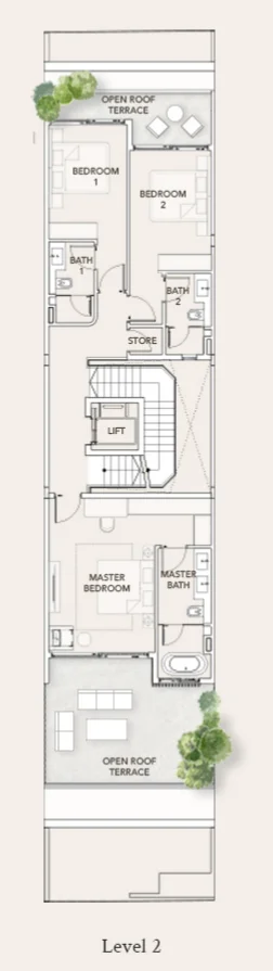 House B, Tan Sim Boh Road floor plan, 2nd storey