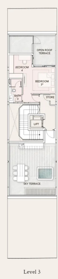 House C, Tan Sim Boh Road floor plan, 3rd storey