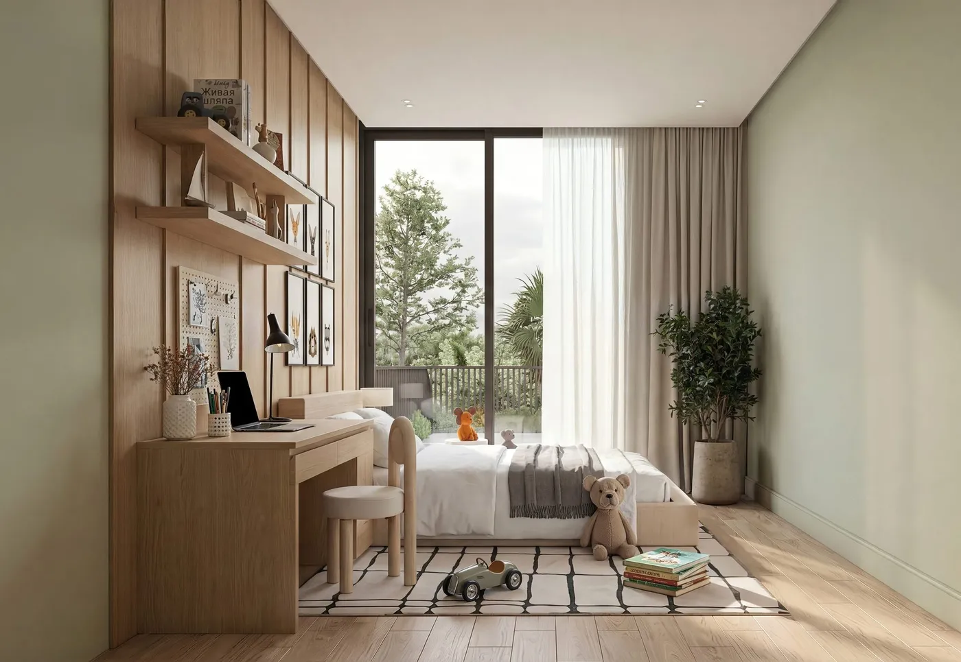 Common bedroom with study desk, Tan Boon Chong Avenue