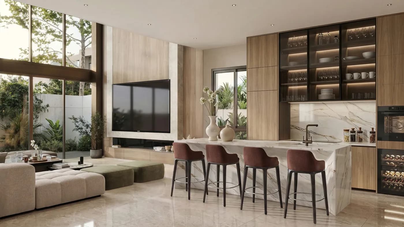Dry kitchen with island, Tan Boon Chong Avenue