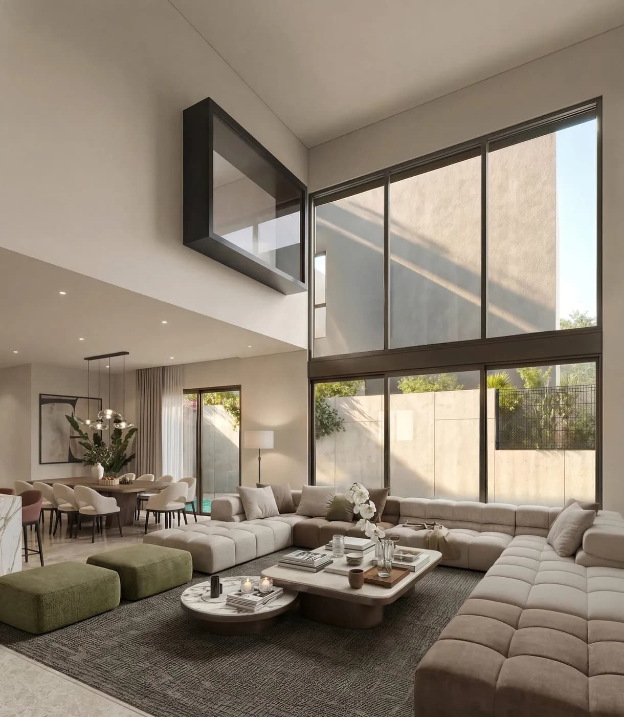 Double-height living and dining room, Tan Boon Chong Avenue