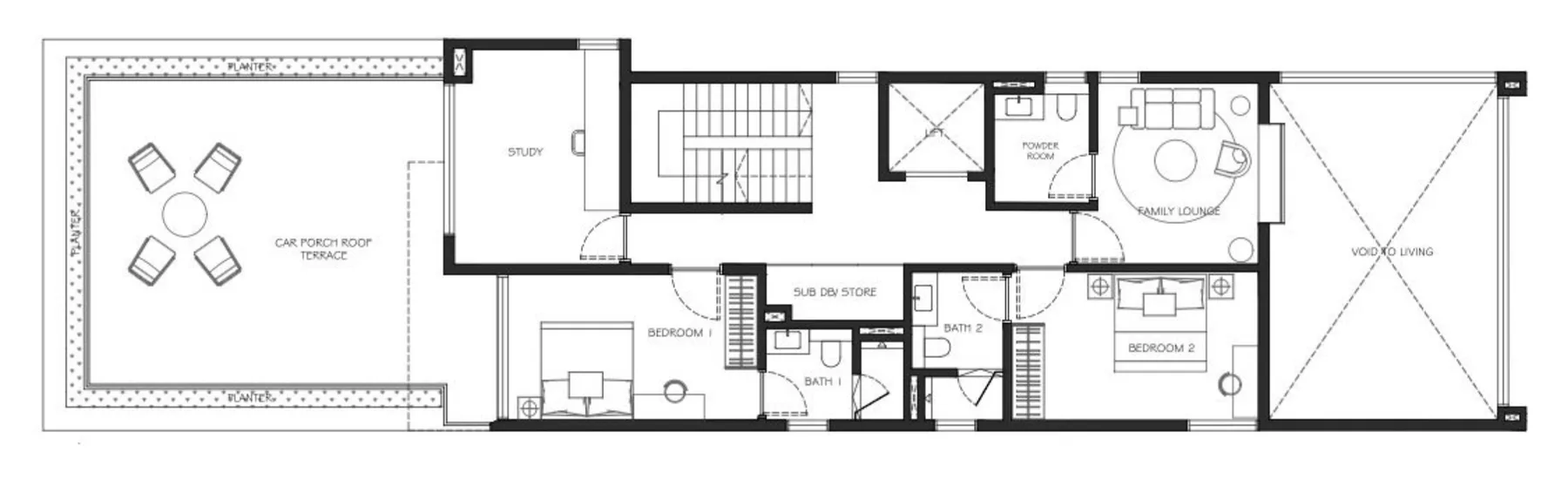 1A Tan Boon Chong Avenue floor plan, 2nd storey