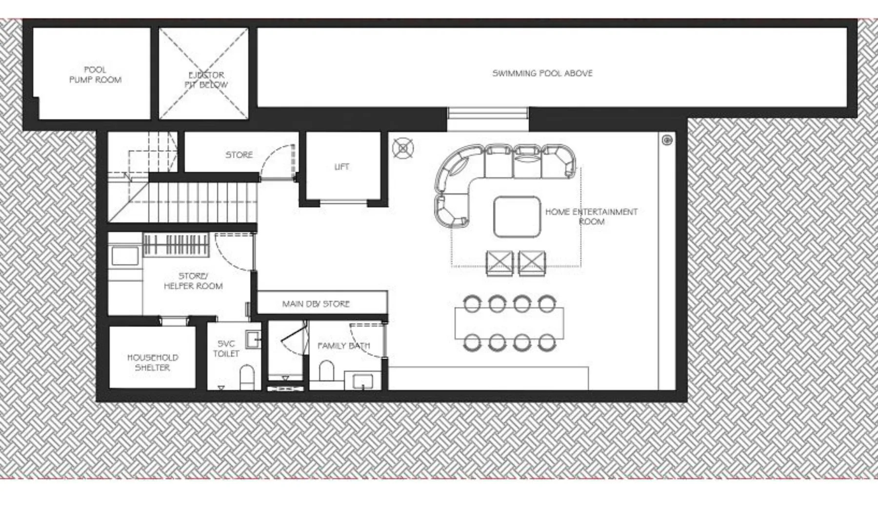 1A Tan Boon Chong Avenue floor plan, Basement