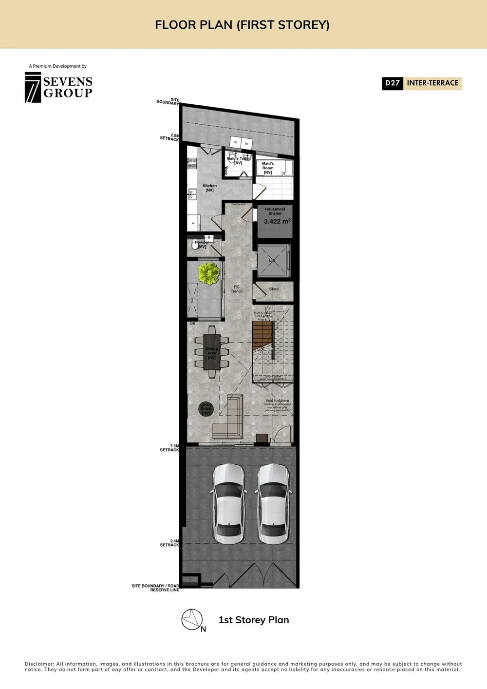 23 Jalan Sankam floor plan, 1st storey