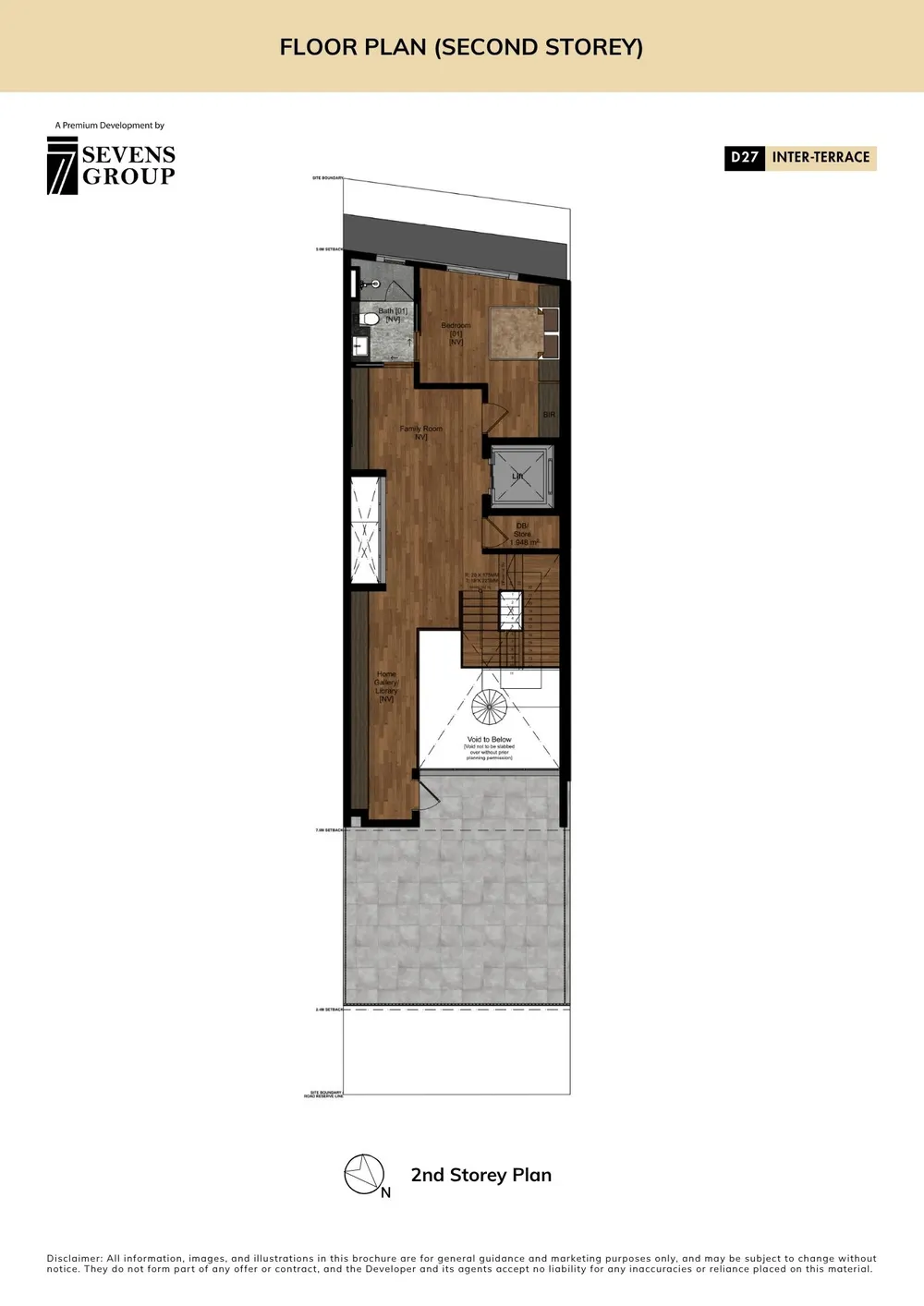 23 Jalan Sankam floor plan, 2nd storey