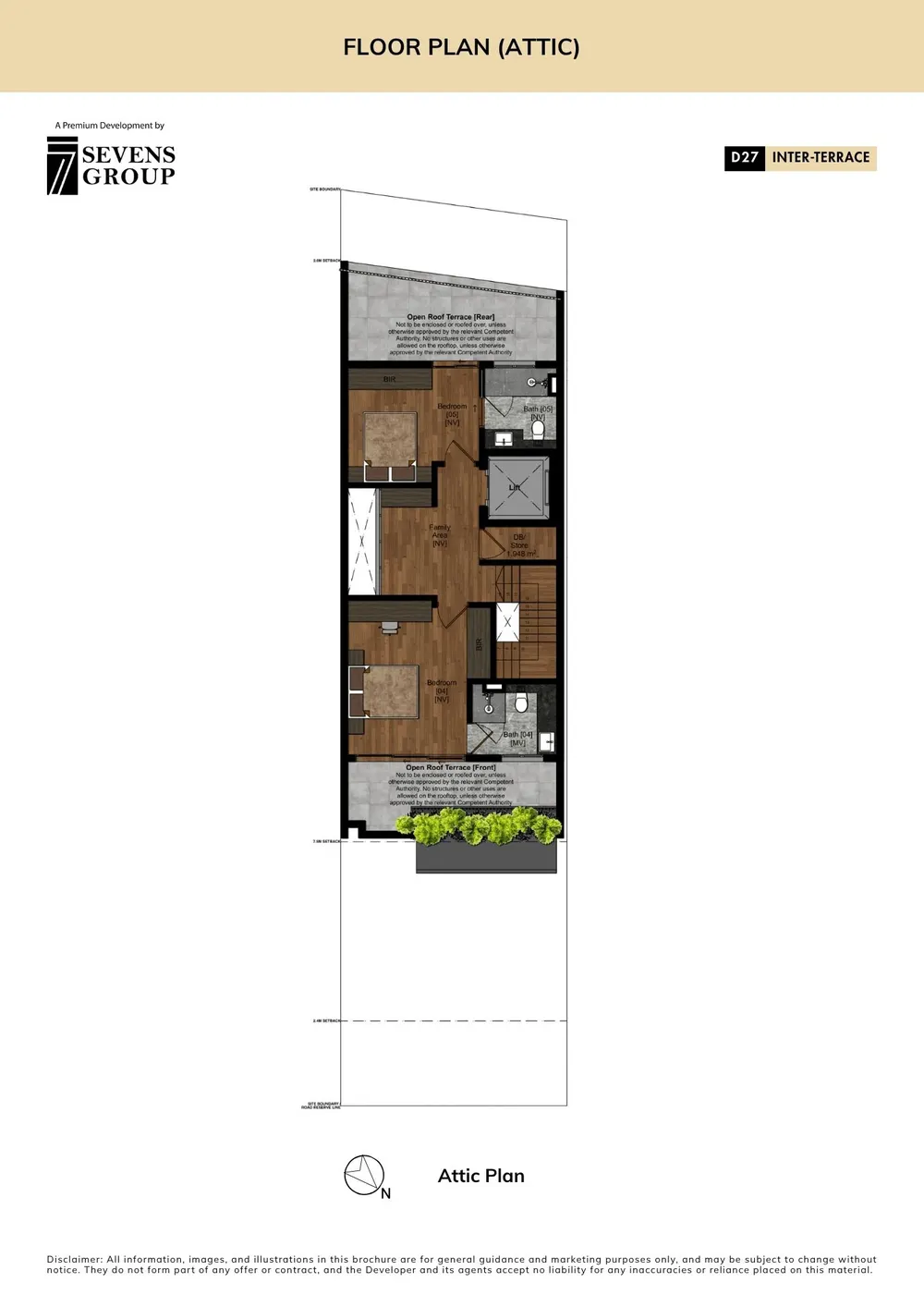 23 Jalan Sankam floor plan, Attic