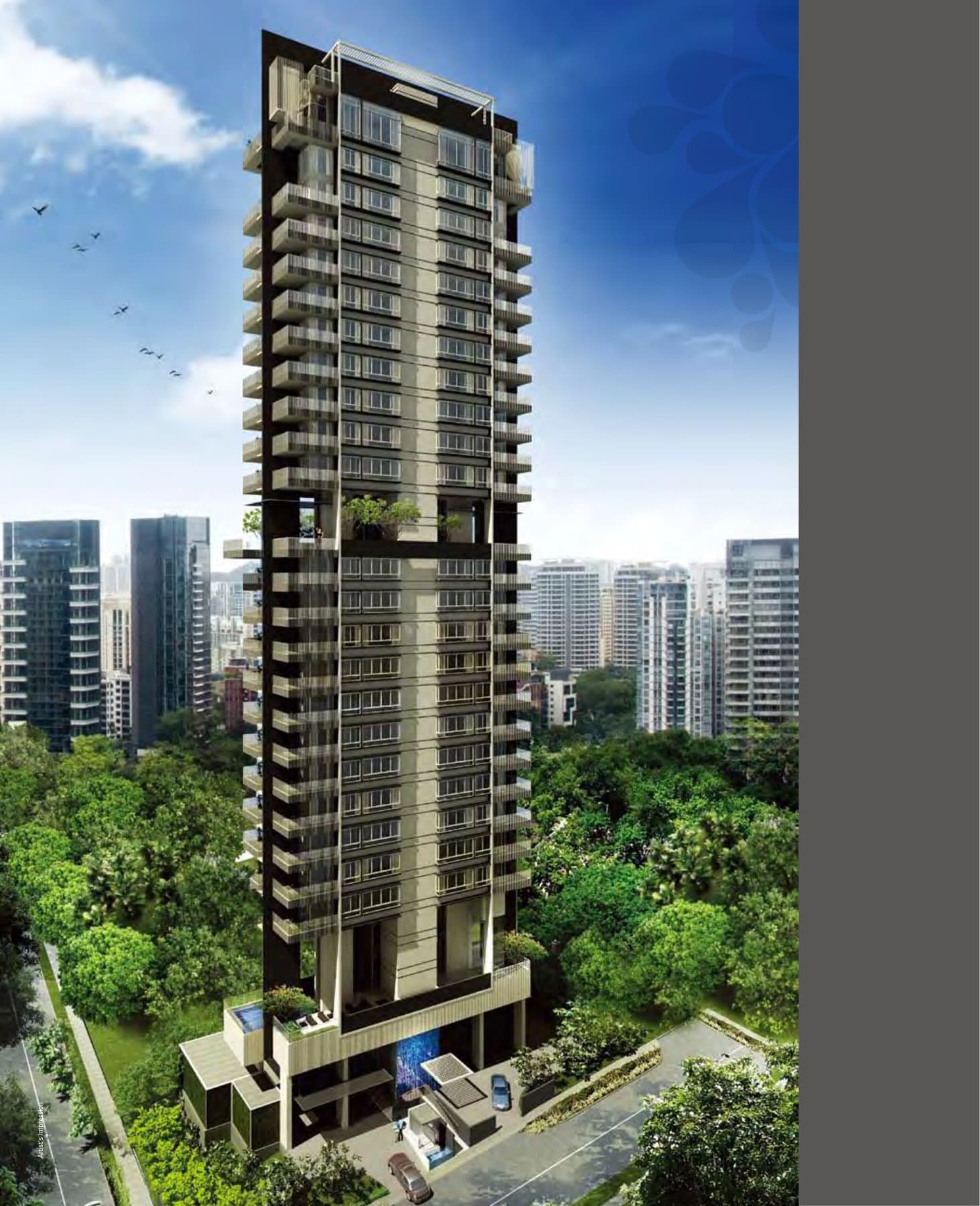 Devonshire Residences: a slim 25-storey tower on Devonshire Road, off Orchard