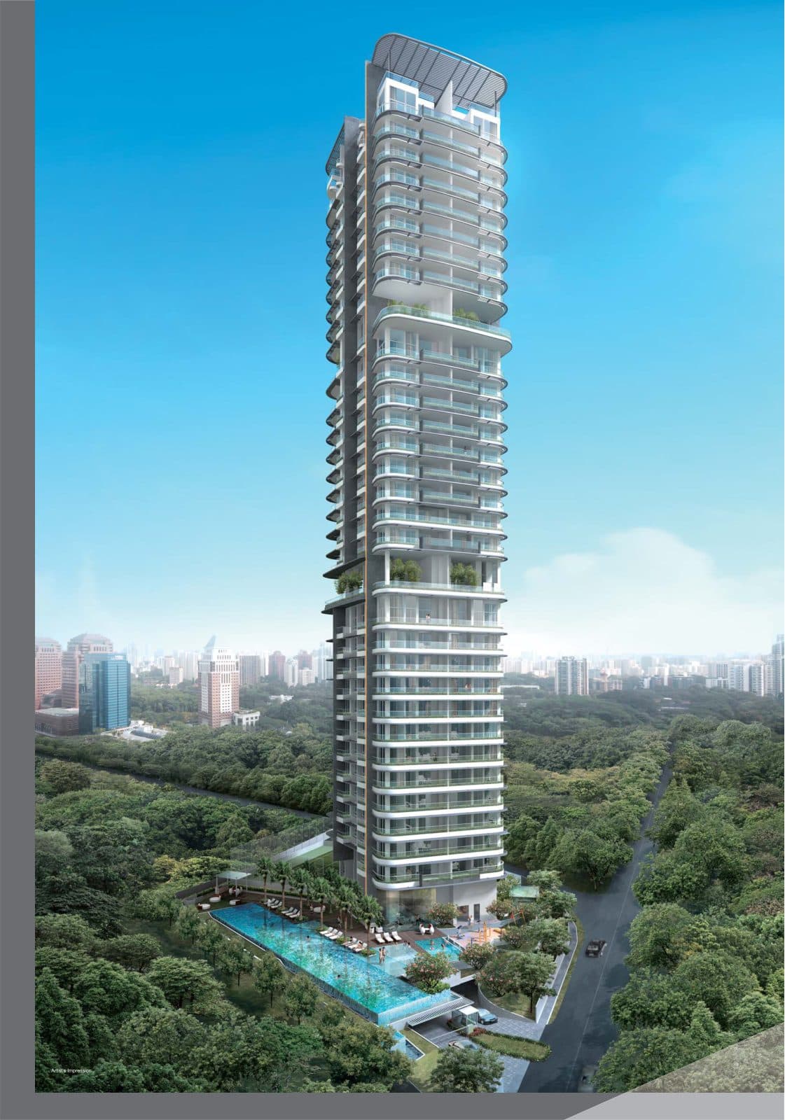 Espada, artist's impression: the tower over the pool on Saint Thomas Walk