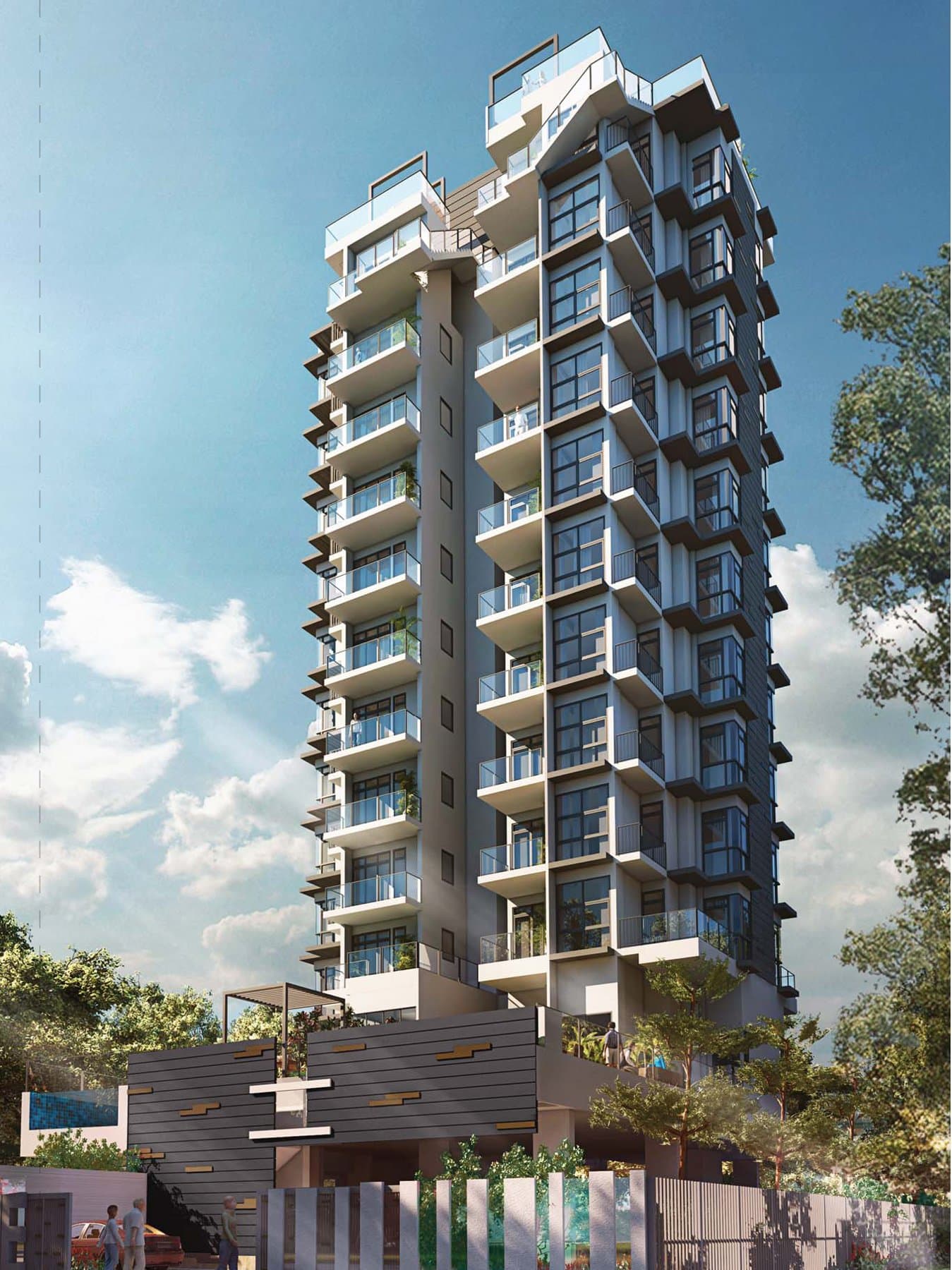 Levenue: the twelve-storey tower on Lengkong Empat
