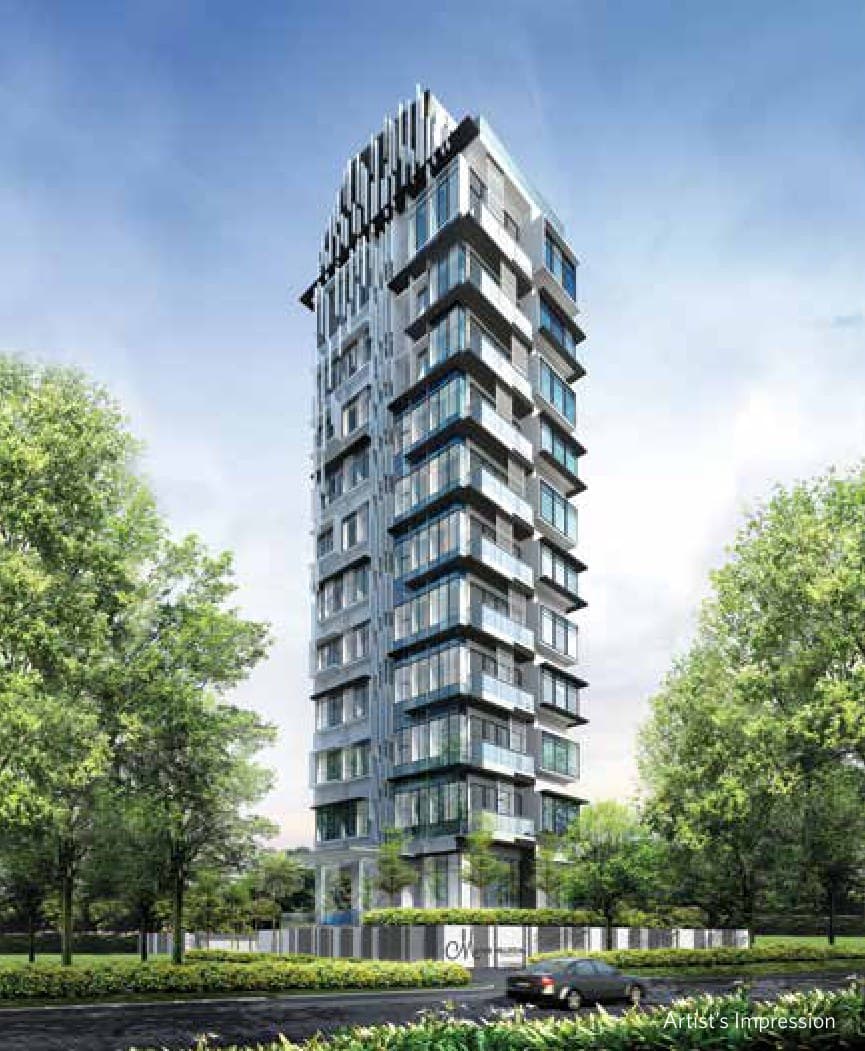 Meyer Melodia: the slim ten-storey tower from Meyer Road