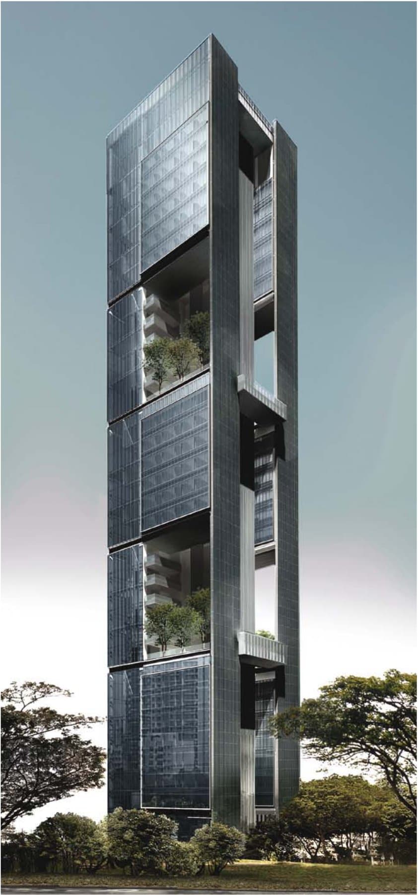 Twentyone Angullia Park: the 36-storey tower off Orchard Boulevard