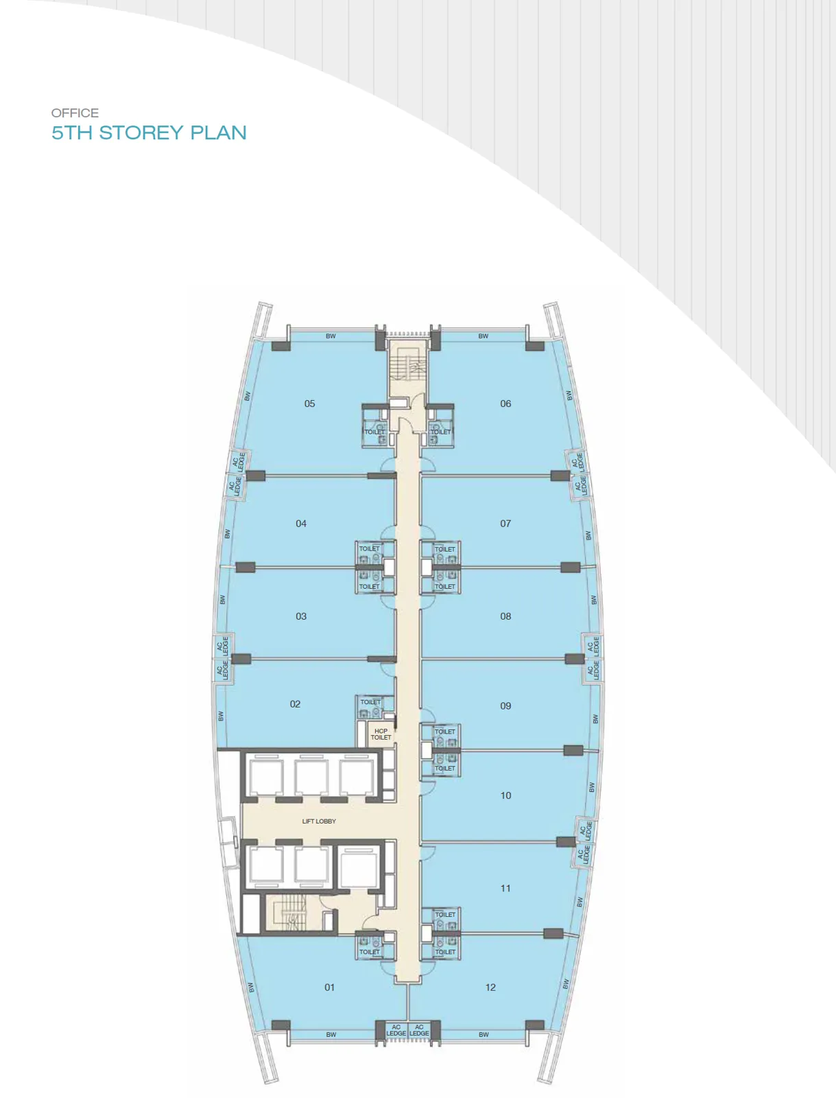 ARC 380 floor plan, type S5: Office