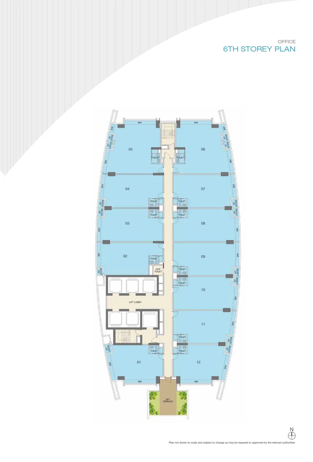 ARC 380 floor plan, type S6: Office