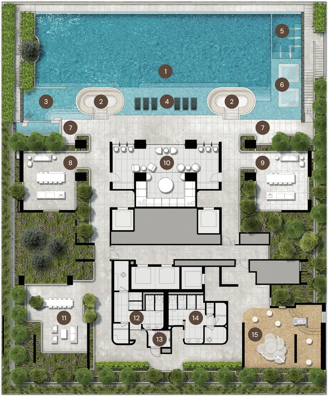 Site plan of Aurea